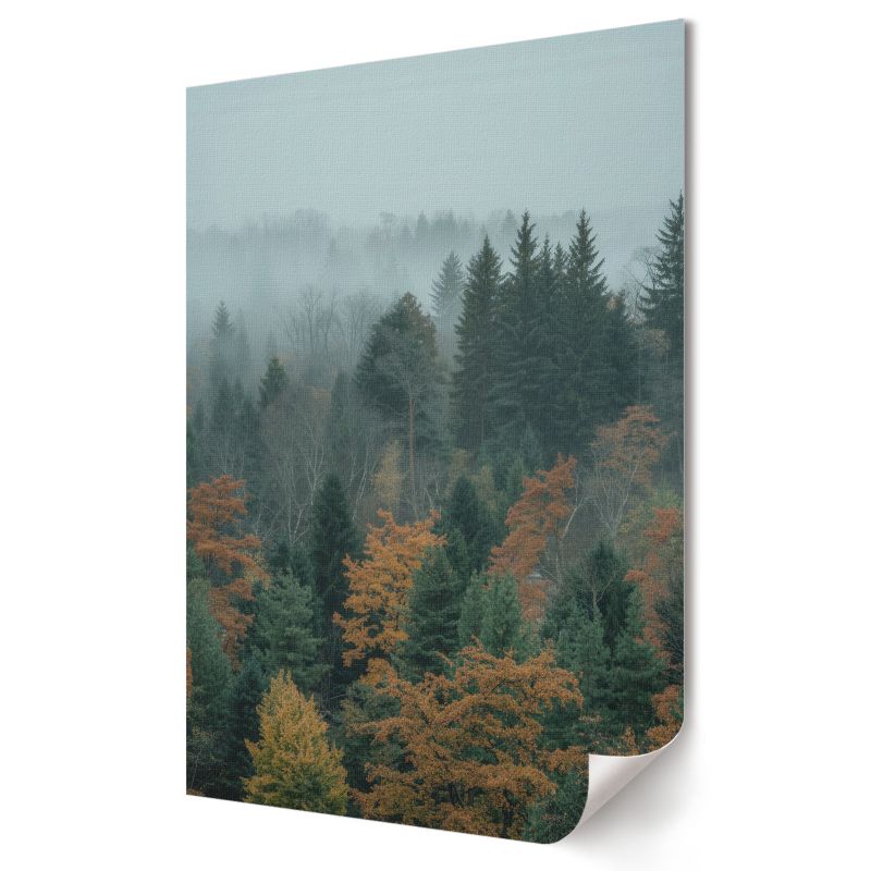 Plakat Wallfluent Format A1 Mglisty las Artysta digitalPhoto 1 szt.