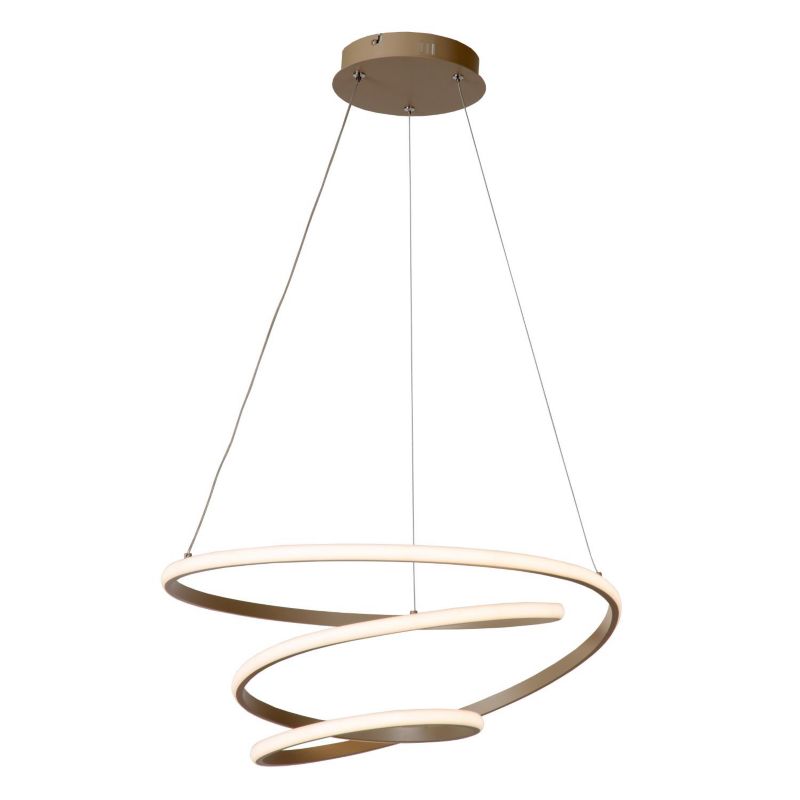 Lampa wisząca Lucide ESPIRAL taupe LED 40W 2700-4000K 2200lm IP20 - 1 szt.