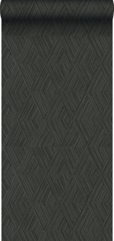 Tapeta Origin Wallcoverings graficzny motyw 3D czarnym 50 x 900 cm - 1 rol.