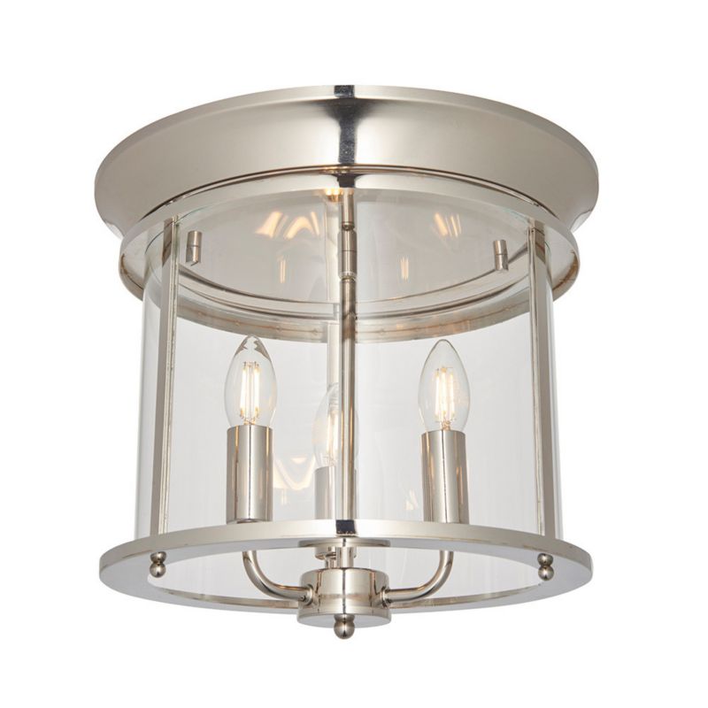 Lampa wisząca Endon HAMPWORTH niklowa 3xE14x15W IP20 wym:30,5x35,7x35,7cm - 1 szt.