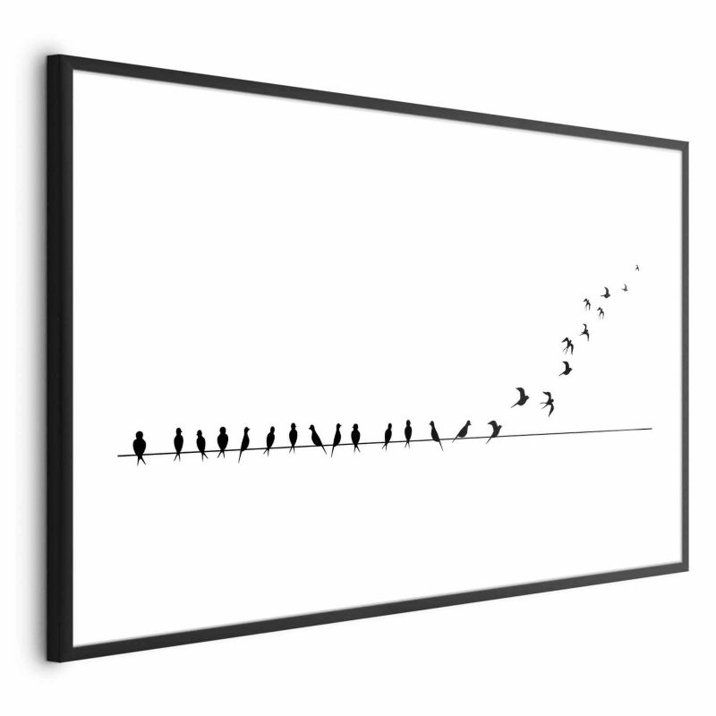 Plakat Artgeist Lećmy 90x60 cm z ramą czarną 1 szt