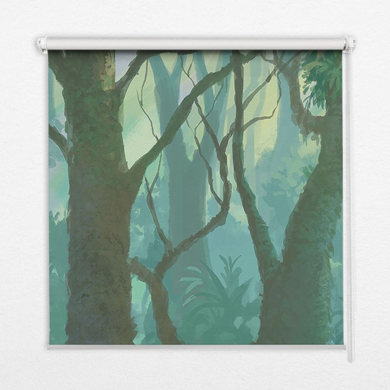 Roleta Okienna Tulup 150x140 cm Drzewa Montaż do ściany/sufitu 1 szt.