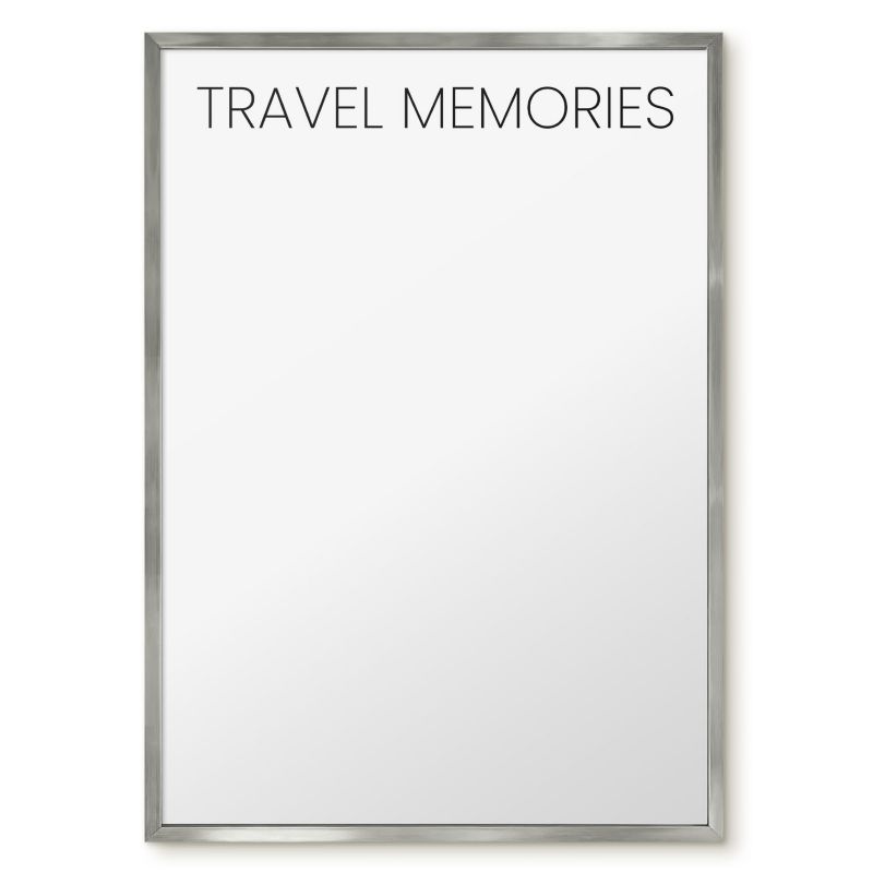 Tablica Na Magnesy Z Wakacji Tulup 50x70 cm Travel memories 3 - Srebrna rama Do salonu, sypialni 1 szt.