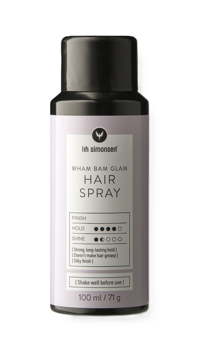 HH SIMONSEN Lakier Do Włosów, Wersja Podróżna, 100 ml