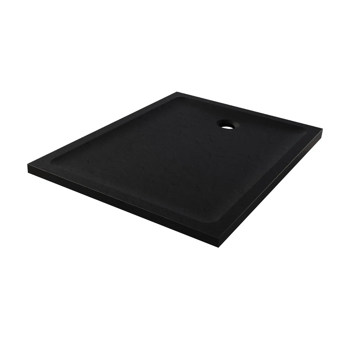 Signika Brodzik prostokątny Tauro 110 akryl czarny 110 x 70 x 4,5 cm