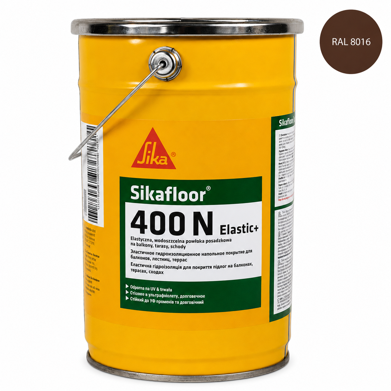 SIKA POWŁOKA POSADZKOWA SIKAFLOOR 400N ELASTIC + RAL8016 6KG
