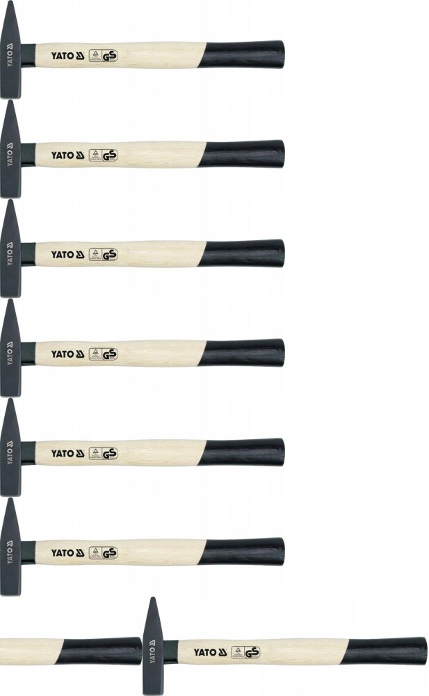 8x Młotek ślusarski Yato YT-4501, 100g