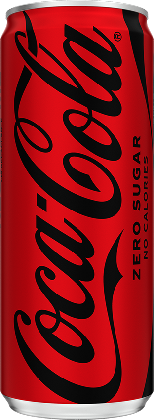Coca-Cola Zero, puszka Sleek, 0.33l, KAUCJA