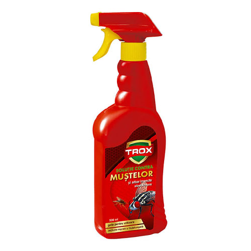 1 pac, Soluţie Trox împotriva muştelor şi a altor insecte zburătoare - : Mod de ambalare: 500 ml