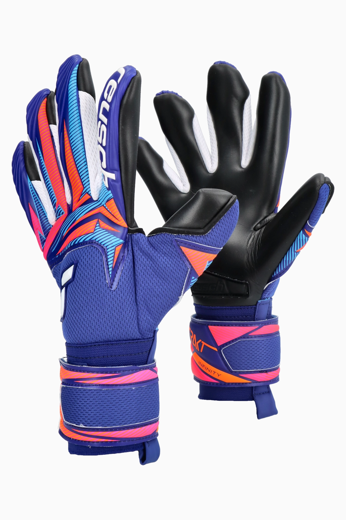 Rękawice Reusch Attrakt Infinity Evolution NC - Niebieski