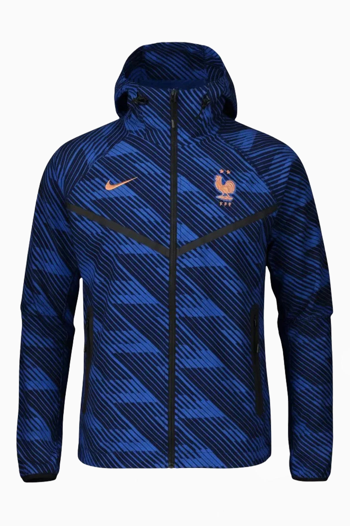 Kurtka Reprezentacji Francji Nike 2026 Tech Woven - Niebieski