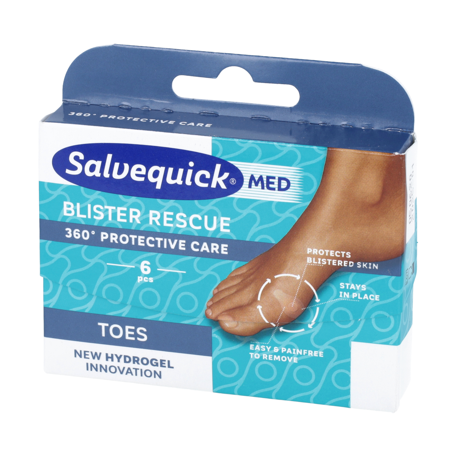 Salvequick med - blister rescue plastry na pęcherze palców, 6 sztuk
