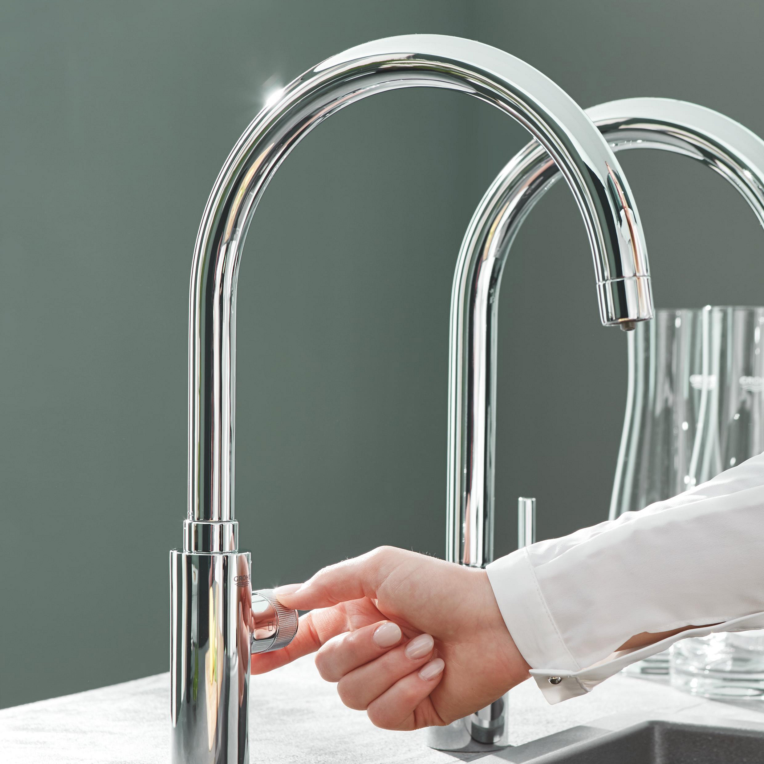 Grohe Concetto bateria kuchenna stojąca StarLight Chrome 31483002 - Wysyłka w 24h