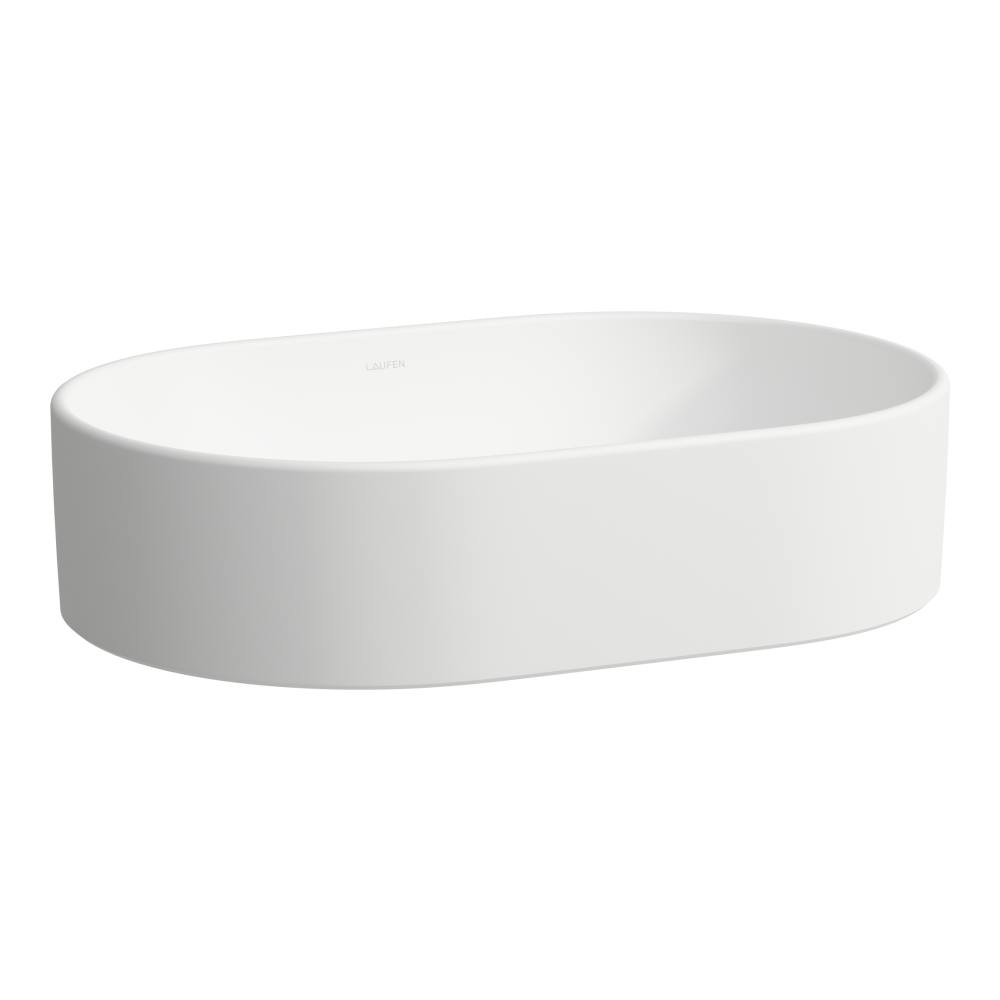 Laufen Savoy umywalka 55x38 cm owalna nablatowa biały mat H8129447571091