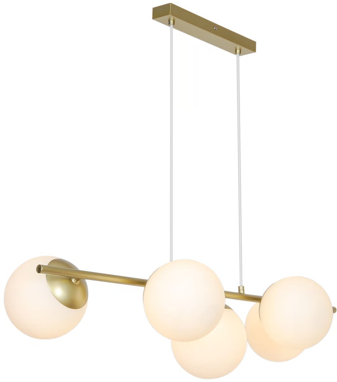 Nordlux Lilly lampa wisząca 5x10 W mosiądz 2612623035