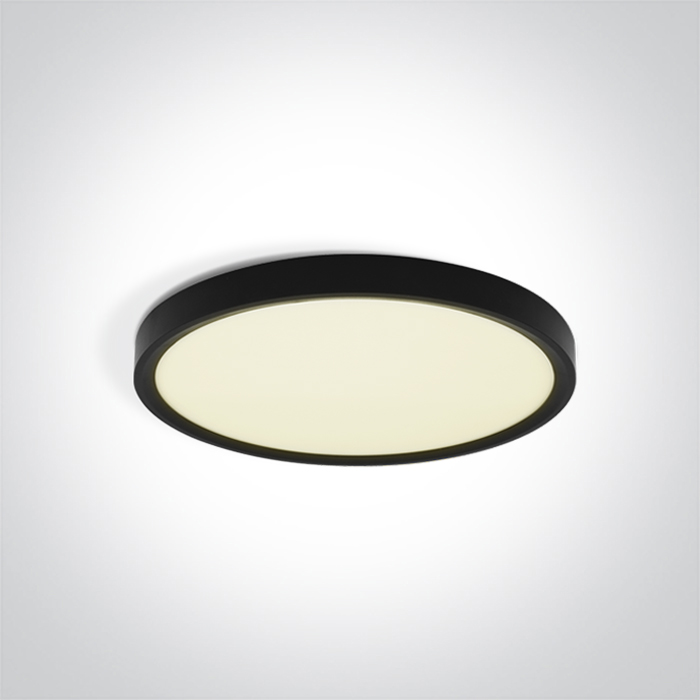 One Light Belfort 2 plafon 1x24 W czarny 62006A/B/V