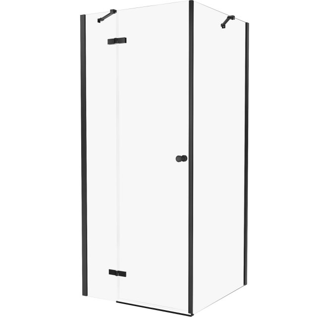 NEW TRENDY Kabina prysznicowa prostokątna KALIBRA BLACK 1D 90x70x195