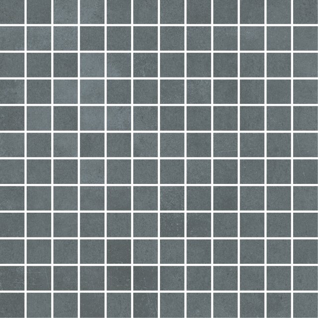 Gres szkliwiony mozaika VELVET CONCRETE grey mat ssq 29,8x29,8 gat. I
