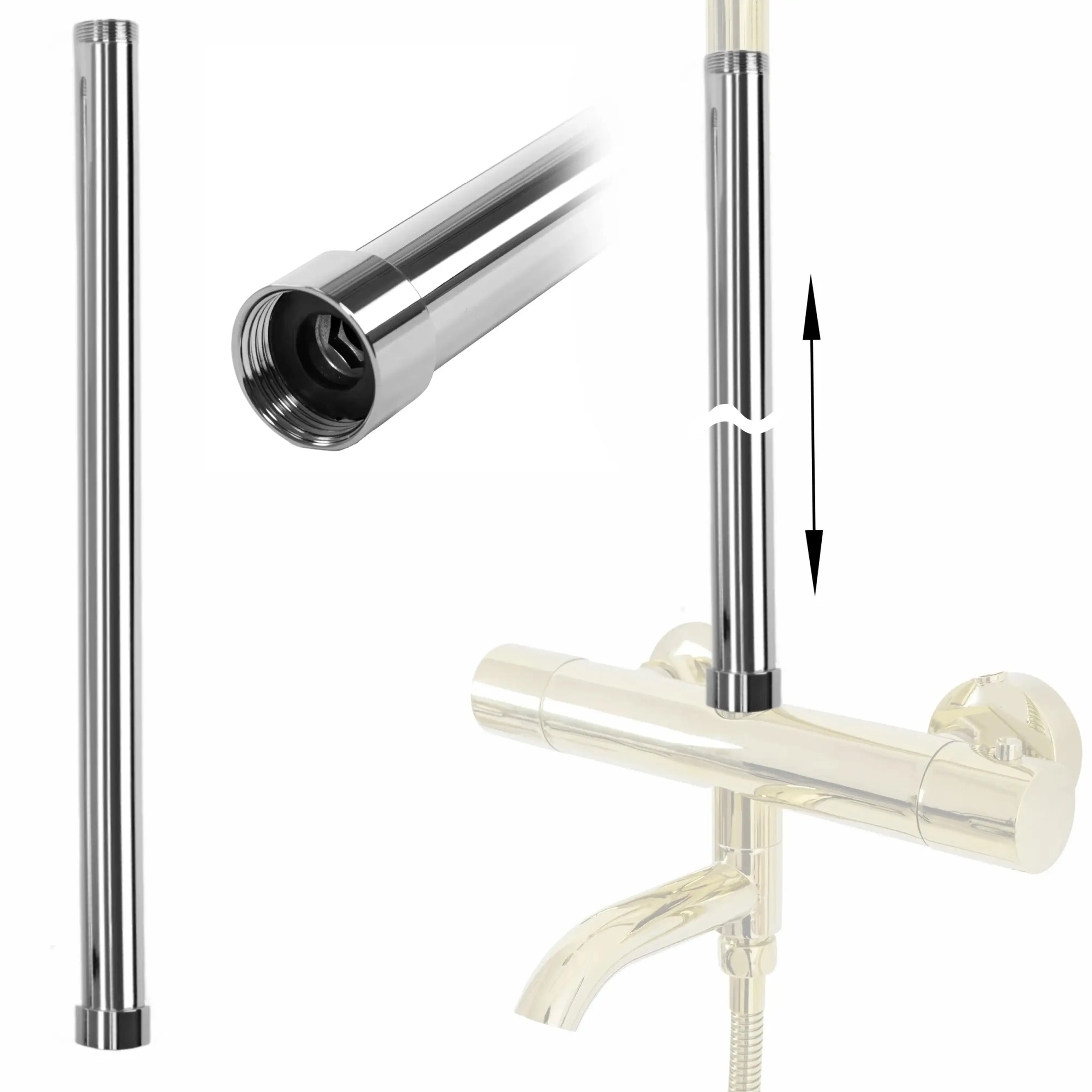 Darmowa Dostawa - Przedłużka chrom Rea REAK0881
