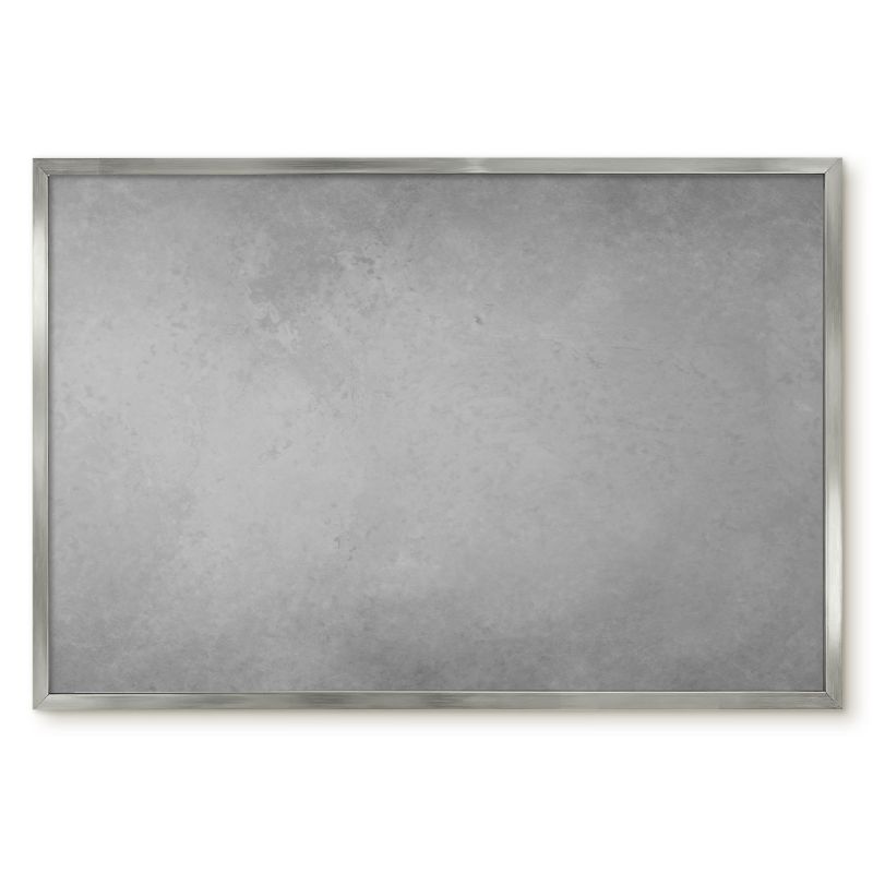 Tablica Magnetyczna Tulup 60x40 cm Srebrzysta mgła - Srebrna rama Do biura, salonu 1 szt.