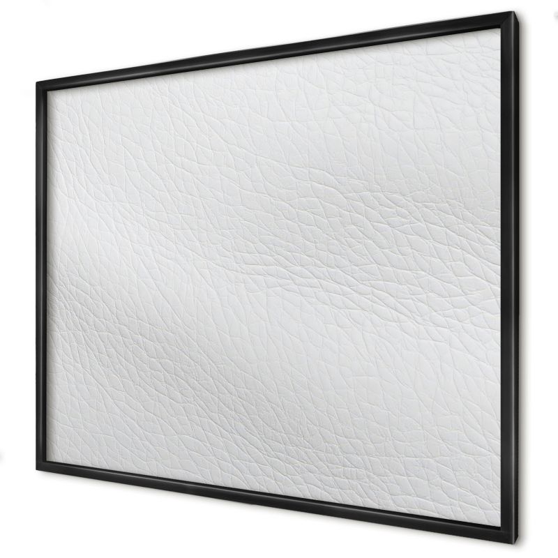 Tablica magnetyczna do salonu Wallfluent 80x60 Elegancka faktura w czarnej ramie 1szt