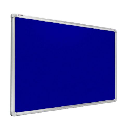 Tablica tekstylna w ramie aluminiowej ALLboards 180x100 cm filc niebieski 1 szt.