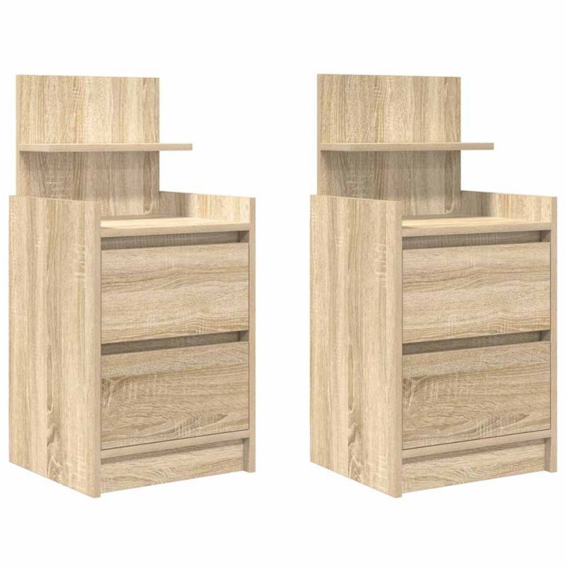 Szafki nocne WaszeMeble dąb sonoma WM-861360 2 szt.
