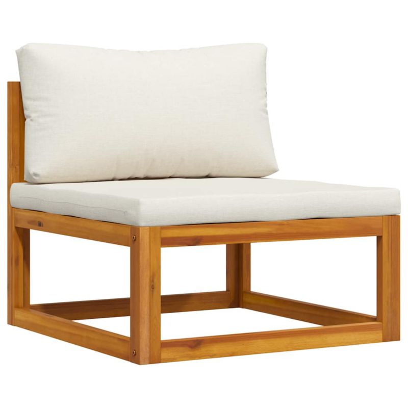 Sofa ogrodowa WaszeMeble z akacji brązowa z poduszkami WM-311863 1 szt.