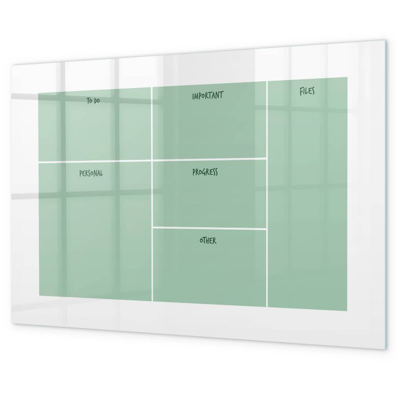 Tablica Do Rysowania Magnetyczna Tulup 100x70 cm Organizer do biura Menu do kawiarni Czarny marker 1 kpl