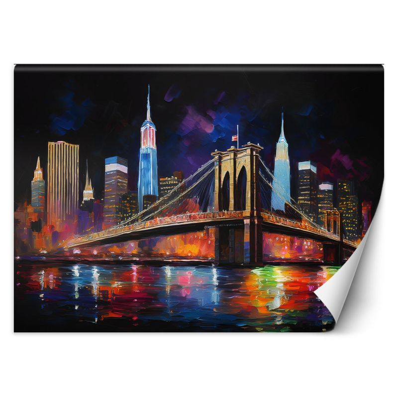 Fototapeta Feeby Miasto Abstrakcja Most Nowy Jork 100x70 1 szt