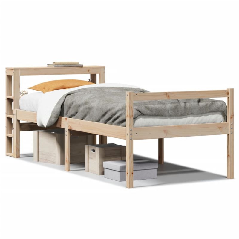Rama łóżka WaszeMeble 80x200 cm Brązowy sosna WM-3305849 1 szt.