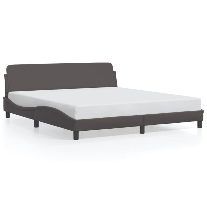 Łóżko tapicerowane WaszeMeble 180x200 cm szara WM-373241 1 szt.