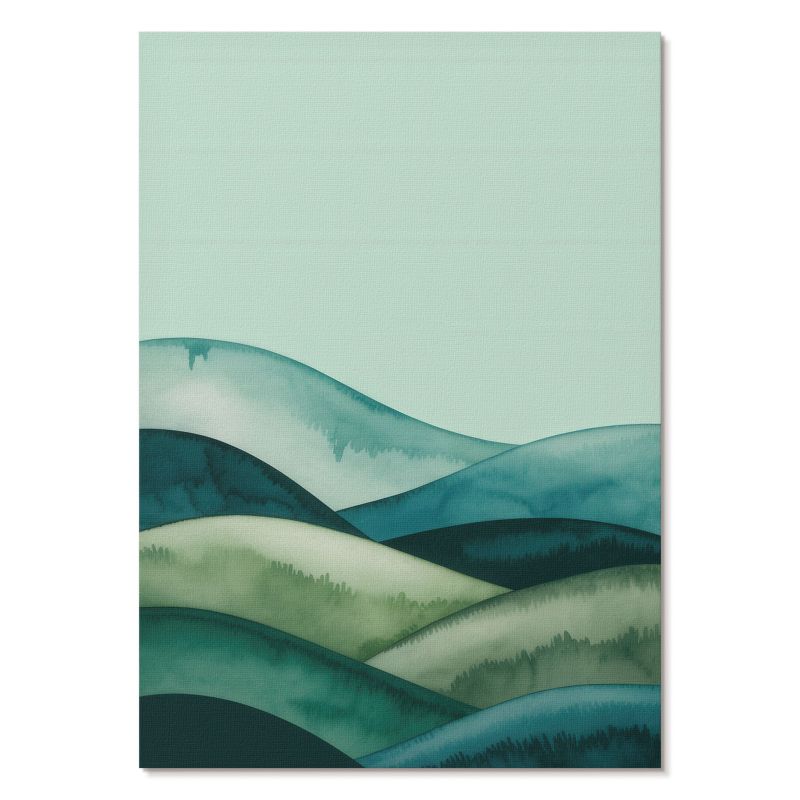 Plakat na Ścianę Tulup 29,7x42 cm (A3) Zielone wzgórza Do sypialni, salonu, biura 1 szt.