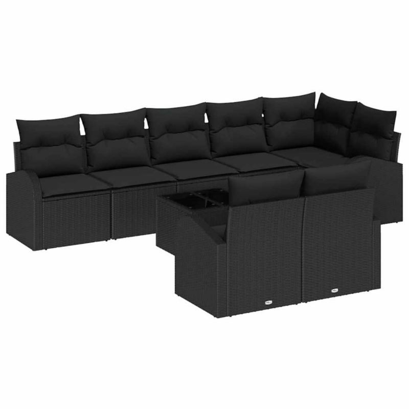 Zestaw mebli ogrodowych WaszeMeble 9-cz. z technorattanu z poduszkami WM-3346103 1 kpl