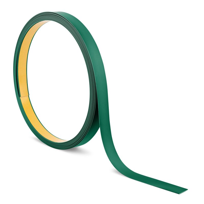Płaskownik twardy 40mm PCV QUEST, listwa dekoracyjna samoprzylepna - 10 m, zielony, 1 szt.