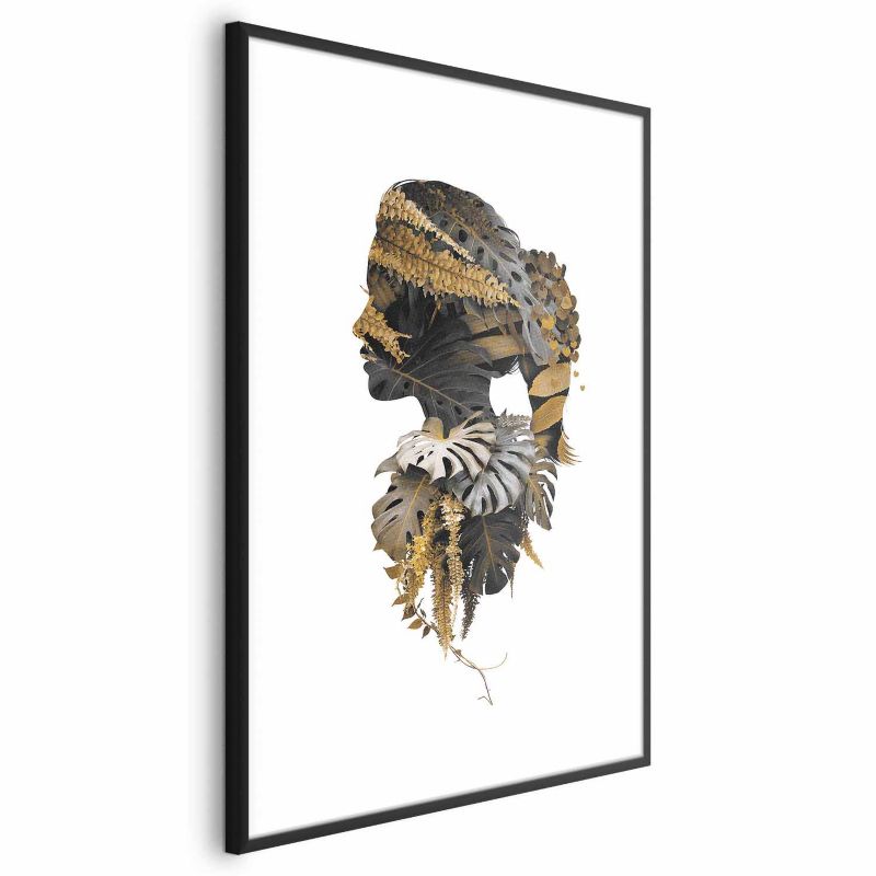 Plakat Artgeist Człowiek dżungli 29,7x42 cm z ramą czarną 1 szt