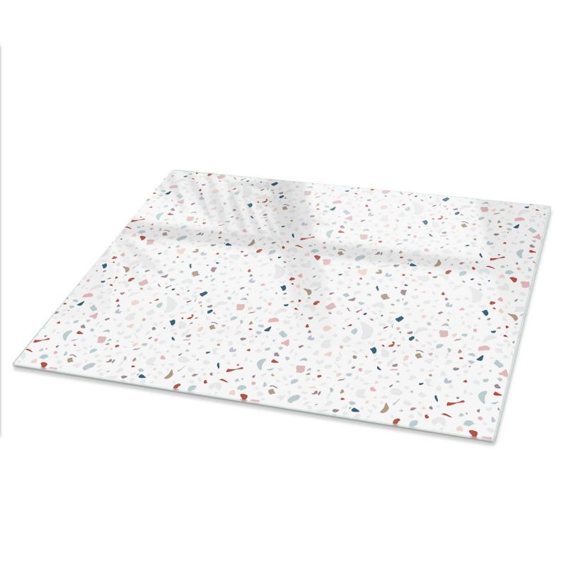 Blat Stołowy ArtPrintCave 80x60 cm Kolorowe terrazzo - Blat ze Szkła Hartowanego 1 szt.