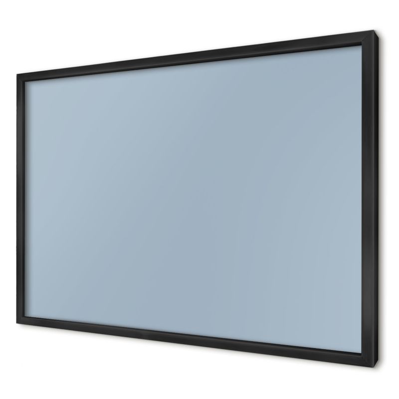 Magnetyczna tablica ozdobna Wallfluent 60x40 Pastelowy błękit w czarnej ramie 1szt