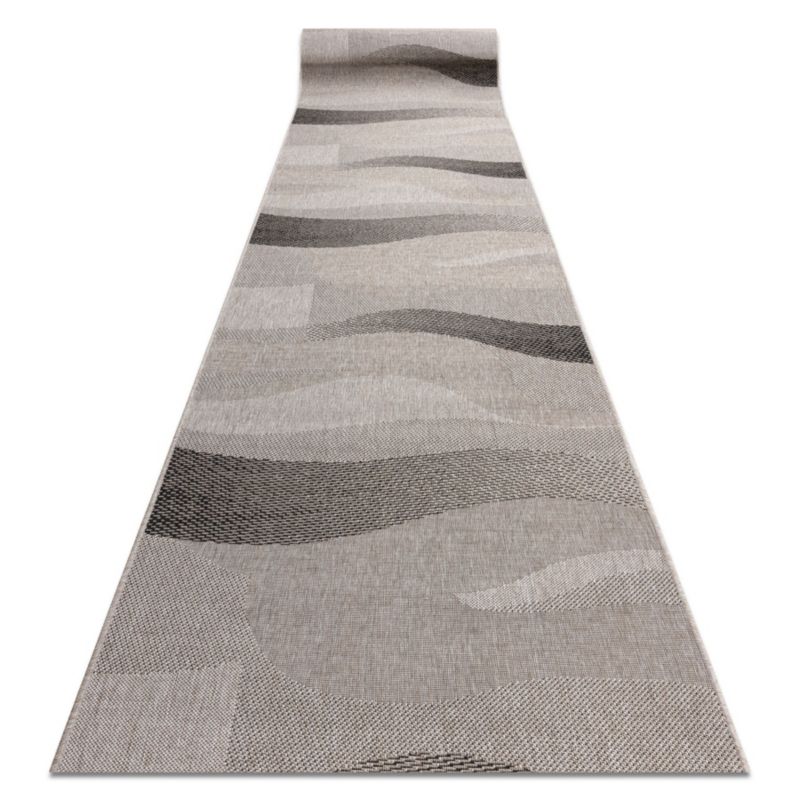 Chodnik RugsX 100x180 cm srebrny 246192 1 szt.