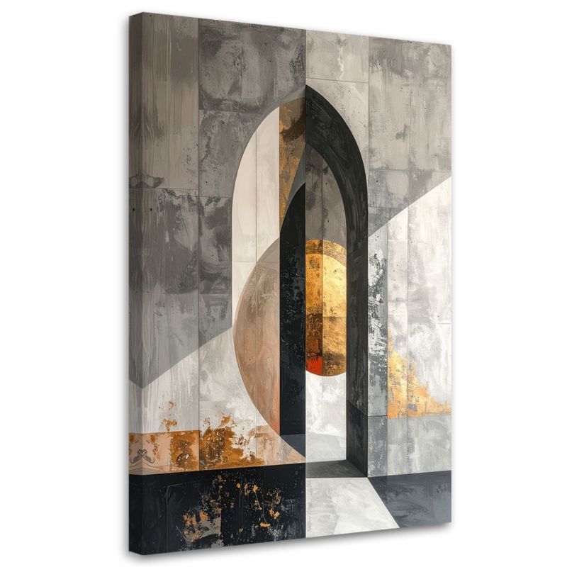 Obraz na płótnie Feeby Idustrialna, pionowy, design do gabinetu, wzór 62401, 70x100 cm, 1 szt.