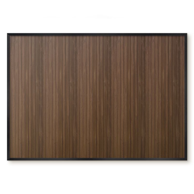 Tablica Magnetyczna Do Notatek Tulup 100x70 cm Drewniane tło 1 - Czarna rama Do salonu, sypialni 1 szt.