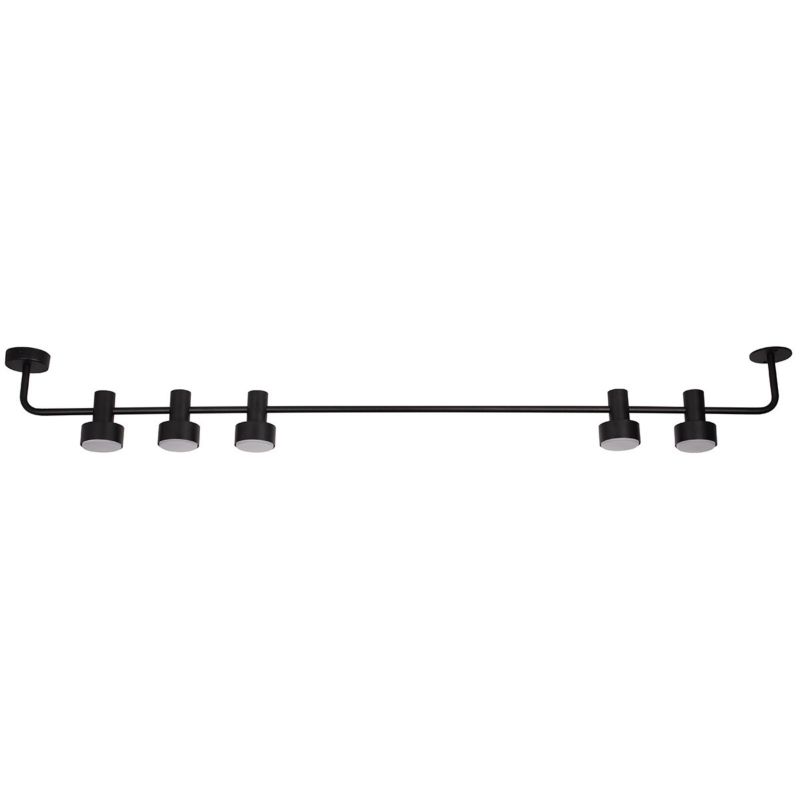 Oprawa sufitowa Sigma Lighting Mona czarny 5 x GX53 x IP20 wym: 20 x 159 x 8 cm - 1 szt.