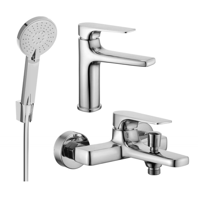 Zestaw wannowy Mexen Lynx chrom 745903R40-00 1 szt.
