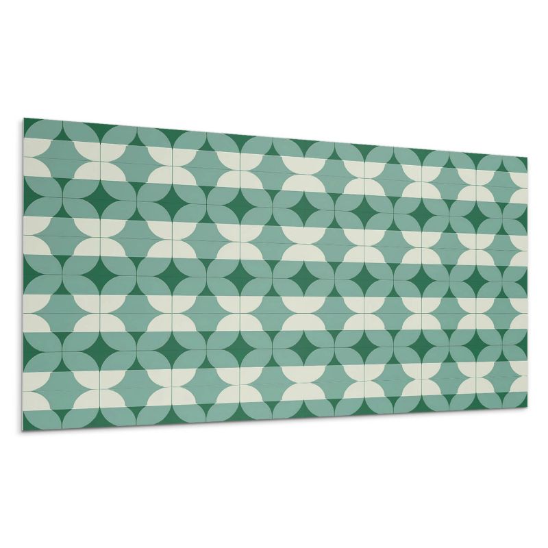 Panele samoprzylepne Wallfluent 40x20 cm Krągłe wzory w geometrii 10 szt.