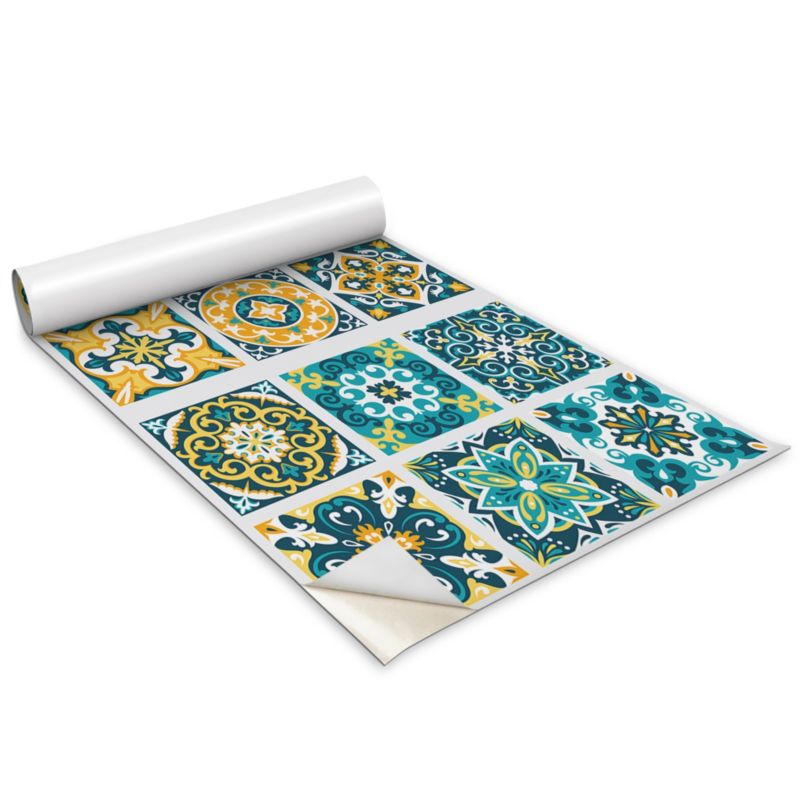 Okleina Na Szafki Kuchenne Wallfluent 100x50 cm Patchwork Okleina Do Mebli DIY 1 rol.