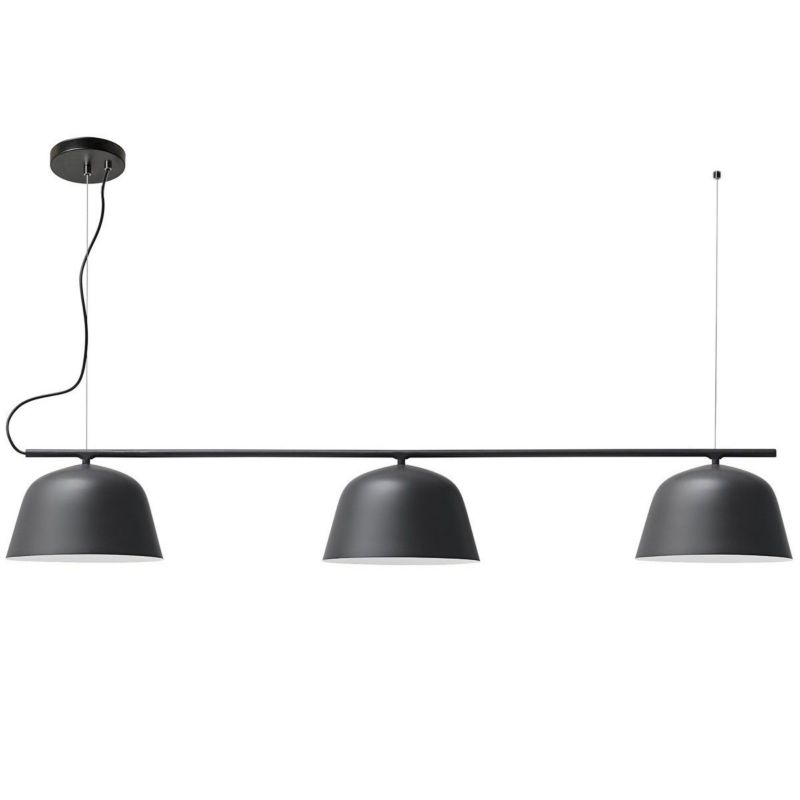 Lampa Sufitowa Wisząca Toolight App1478-3Cp Czarny