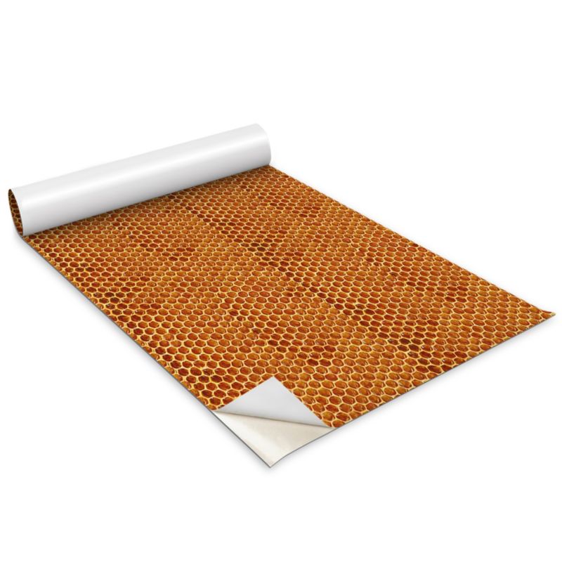 Okleina Na Szafki Kuchenne Wallfluent 100x50 cm Plaster miodu Okleina Do Mebli DIY 1 rol.