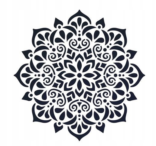 Szablon TYNKARSKI LuxBud Mandala 3c 42 x 42 cm Wielokrotnego Użytku 1szt.