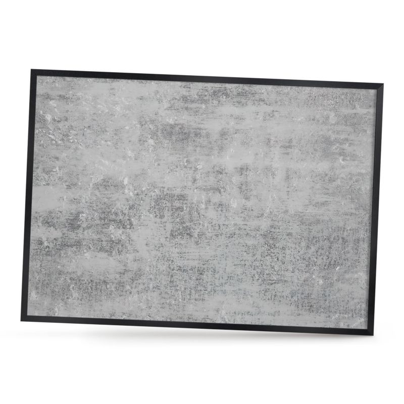 Tablica magnetyczna dekoracyjna ArtPrintCave 70x50 Szara powierzchnia w czarnej ramie 1szt