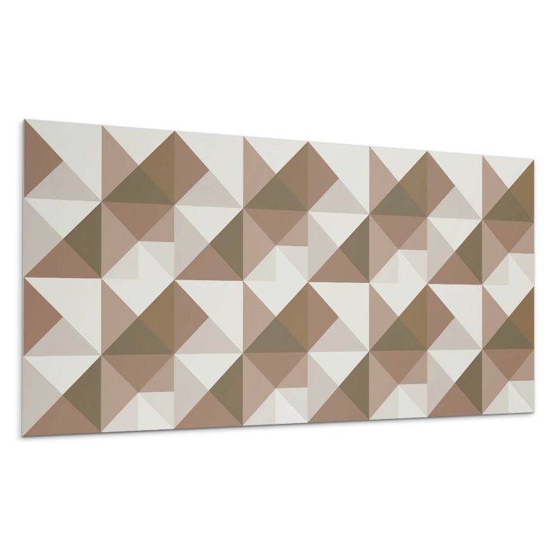 Panele samoprzylepne Wallfluent 40x20 cm Wzór trójkątny w minimalistycznym wydaniu 10 szt.